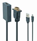 Convertor Video/Audio Cablexpert A-VGA-HDMI-01, VGA D-Sub + 3.5 mm Jack - HDMI (F), 0,15m, Negru - Image 8