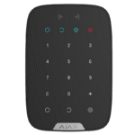 Tastatură tactilă fără fir Ajax KeyPad, Negru