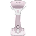 Aparat de călcat vertical cu aburi Tefal DT3050E1, Alb/Roz - Image 2