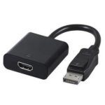Adaptor Video Cablexpert A-DPM-HDMIF-002, DisplayPort (M) - HDMI (F), 0,1 m, Negru - imagine 2