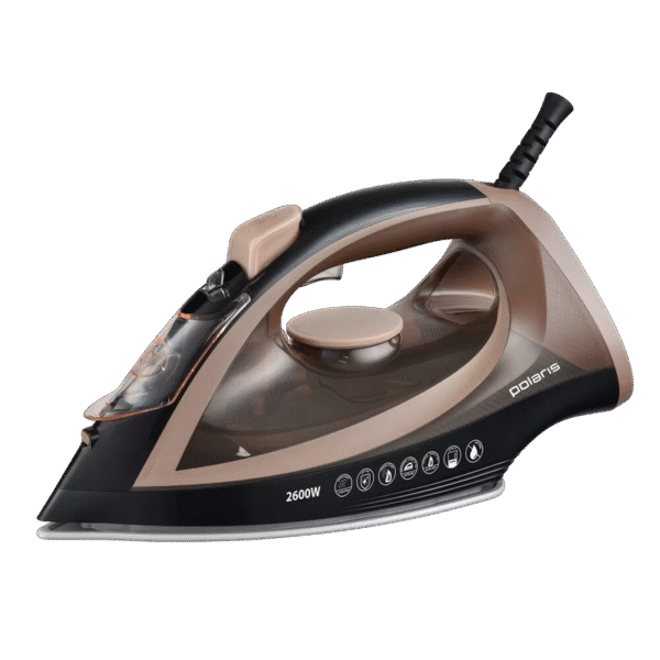 Fier de călcat Polaris PIR 2605AK, 2600W, Negru/Mokko