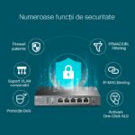 Gigabit Omada VPN Router TP-LINK "ER605 ", 2xGbit WAN/LAN, 2xGbit LAN, 1x Gbit WAN, 1xUSB2.0 - imagine 7