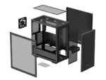 Carcasă PC Deepcool CH510, Midi-Tower, ATX PS2 , Negru - imagine 2