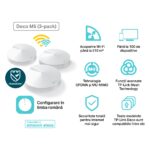 Sistem Wi-Fi Mesh TP-LINK Deco M5 (3-Pack), Alb - imagine 22