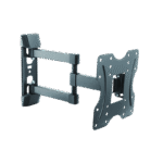 Wall Mount  Gembird "WM-42ST-02" Black 23"-42", max.30kg, VESA mm: up 200 x 200, Wall distance: 56 ~ - imagine 2