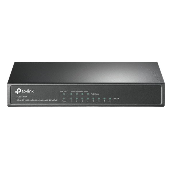 Comutator PoE TP-LINK TL-SF1008P, 4x IEEE 802.3af/at