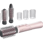 Uscător de păr-perie Philips BHA735/00, 1000W, Roz