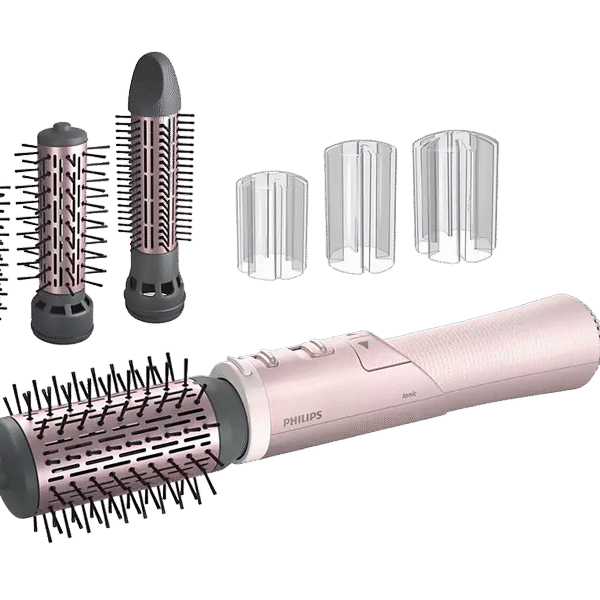 Uscător de păr-perie Philips BHA735/00, 1000W, Roz