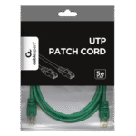 Patch cord Cablexpert PP12-1.5M/G, CAT5e UTP, 1,5m, Verde - imagine 5