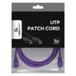 Patch cord Cablexpert PP12-2M/V, CAT5e UTP, 2m, Violet - Image 3