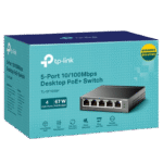 Comutator PoE TP-LINK TL-SF1005P, 4x IEEE 802.3af/at - imagine 3