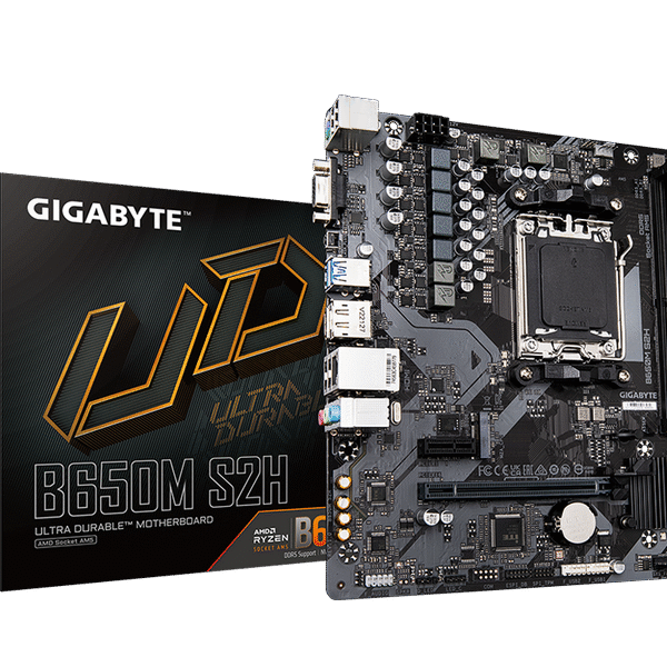 Placă de bază Gigabyte B650M S2H, AM5, AMD B650, Micro-ATX