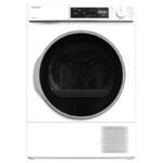 Uscător de rufe Sharp KDNHA8S7GW21EE, 8kg, Alb - imagine 10