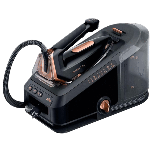 Fier de călcat cu generator de abur Braun IS 7286BK SS, 2700W,