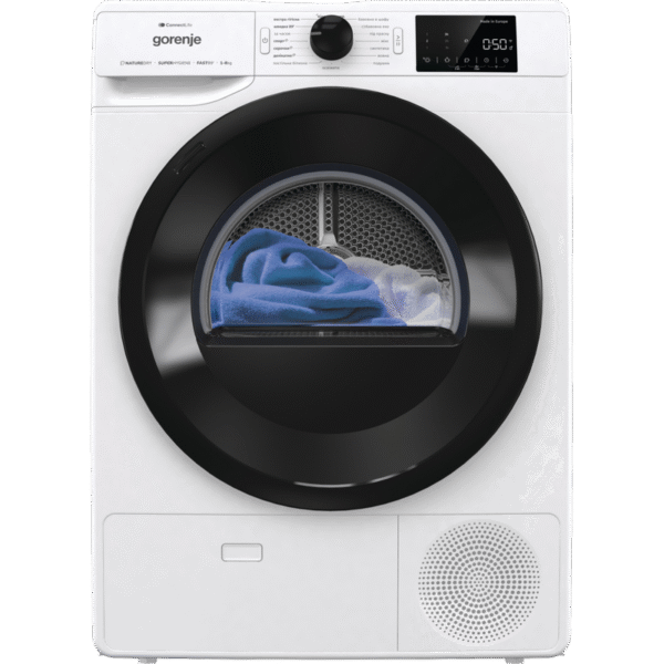Uscător de rufe Gorenje DPNE83GNLWIFI/UA, 8kg, Alb