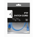 Patch cord Cablexpert PP22-1M/B, Cat5e FTP, 1m, Albastru - Image 2