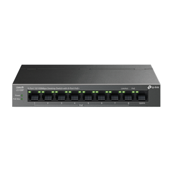 Comutator PoE TP-LINK LS109P, 8x IEEE 802.3af/at
