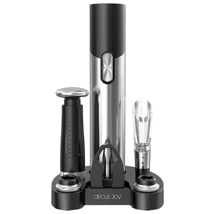 8895b99a-c40a-40d2-983f-c0a670a99851 Set pentru vinuri Circle Joy CJ-TZ09, Negru - Image 1
