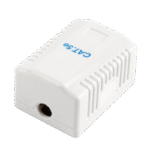 Priză pentru montare pe perete Cablexpert NCAC-1F5E-01, Alb - Image 3