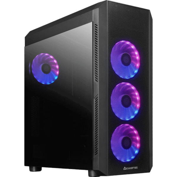 Carcasă PC Chieftec GL-04B-OP, Midi-Tower, ATX, Negru