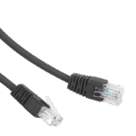 Patch cord Cablexpert PP6U-5M/BK, Cat6 UTP, 5m, Negru - imagine 2