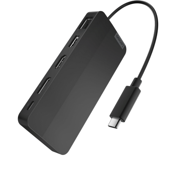Stație Docking Lenovo USB-C Dual Display Travel Dock, Negru
