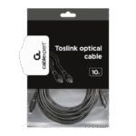 Cablu audio Cablexpert CC-OPT-10M, Toslink - Toslink, 10m, Negru - Image 4