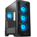 Carcasă PC Chieftec GA-01B-TG-OP, Midi-Tower, Fără PSU, Negru