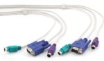 Cablu KVM Gembird CC-KVM-10, 3m - imagine 2