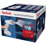 Aparat de călcat vertical cu aburi Tefal DT3050E1, Alb/Roz - Image 4