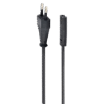 Cablu de alimentare Cablexpert PC-184/2, 1.8 m, Negru