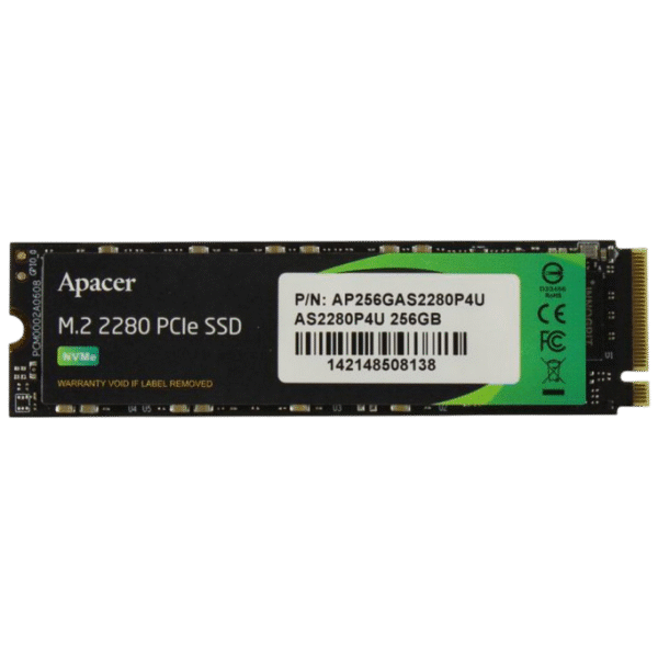 Unitate SSD Apacer AS2280P4U, 256GB, AP256GAS2280P4U-1