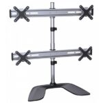 Suport birou pentru monitoare Reflecta PLANO Desk 23-1010Q, Argintiu - imagine 4