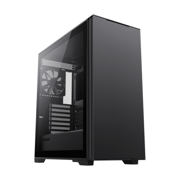 Carcasă PC Gamemax QUEST, Midi-Tower, Fără PSU, Negru