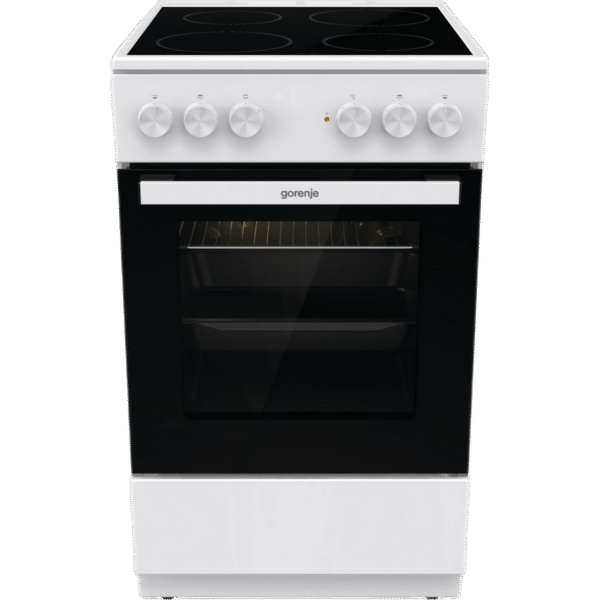 Plită electrică Gorenje GEC 5A21 WG-B, Alb