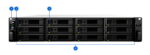Stocare atașată la rețea SYNOLOGY RS3618xs, Gri - Image 4