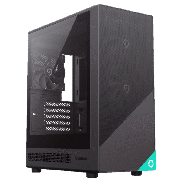 Carcasă PC Gamemax Focus MB, Micro-ATX, Fără PSU, Negru