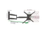 Suport TV de perete BARKAN BM443XL, Negru - imagine 3