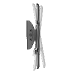 Suport înclinat pe perete Reflecta Planoled 65-4020T, Negru - Image 3