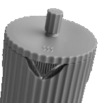 Cafetiera French Press RESTO 90535, 1L, Gri inchis - Image 2