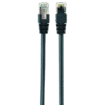 Patch cord Cablexpert PP22-2M/BK, Cat5e FTP, 2m, Negru