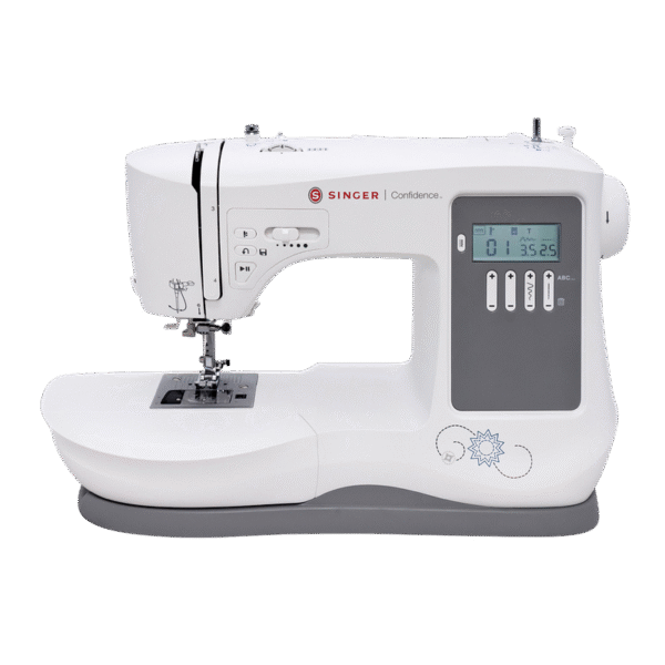 Mașină de cusut Singer Confidence 7640, Alb | Gri
