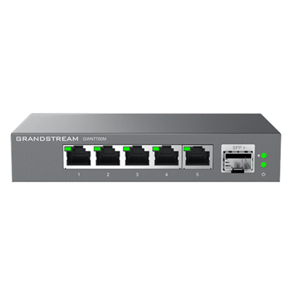 Switch de rețea Grandstream GWN7700M, 5x 10/100/1000 Mbps