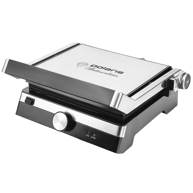 93fabcb5-c1ee-488f-aea8-a7010c609142 Grătar electric Polaris PGP1902, 2000W, Argintiu - Image 1