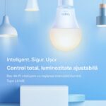 Bec inteligent TP-LINK Tapo L510E, A27, Alb Cald - Image 6