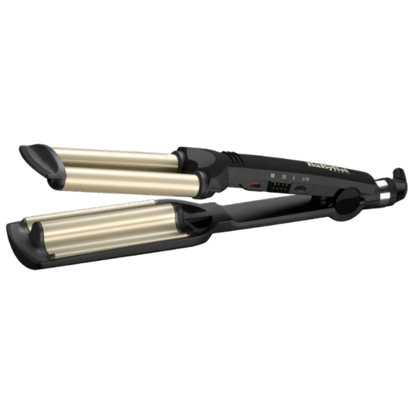 Ondulator de păr BaByliss Easy Waves C260E, Negru | Auriu