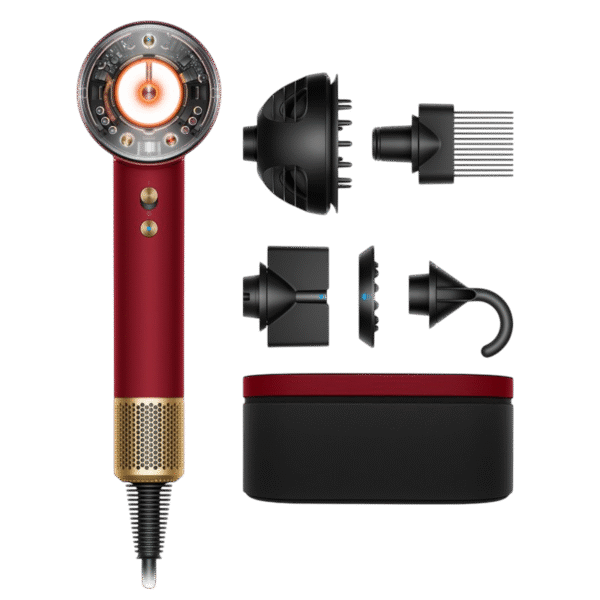 Uscător de păr Dyson Supersonic Nural HD16, 1600W, Red Velvet | Gold
