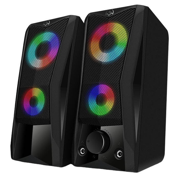 96f66928-3954-46c5-9eb7-1cf1ddef2927 Boxe pentru calculator 2.0 SVEN "445", Negru - Image 1