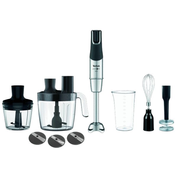 Blender de mână Tefal HB95LD38, Negru Argintiu