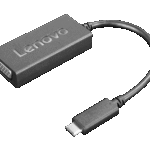 Adaptor USB Lenovo USB-C to VGA, Negru